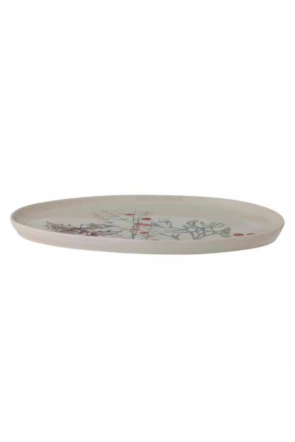 Bloomingville Hollie Serving Plate, Multi, Stoneware