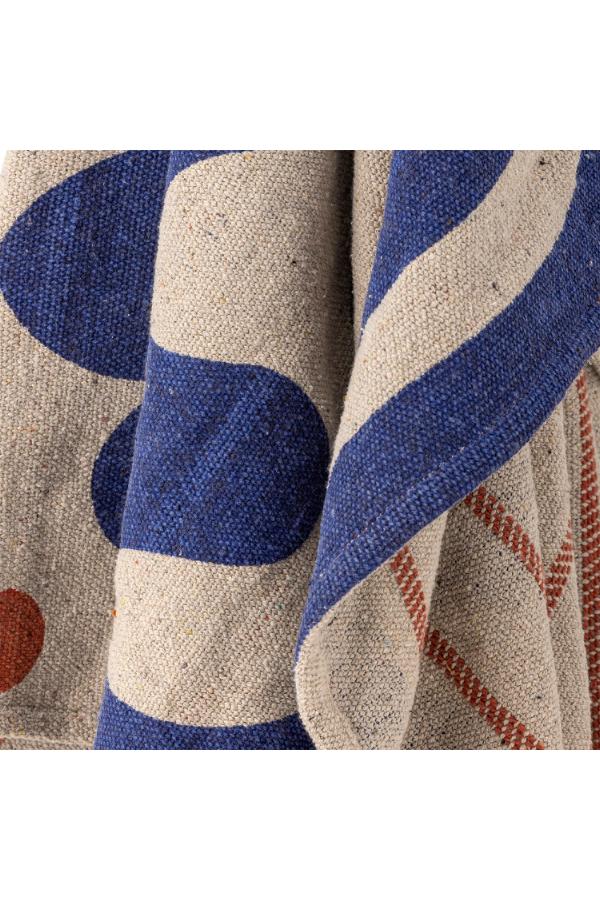 Bloomingville Eviaya Throw, Multi, Recycled Cotton