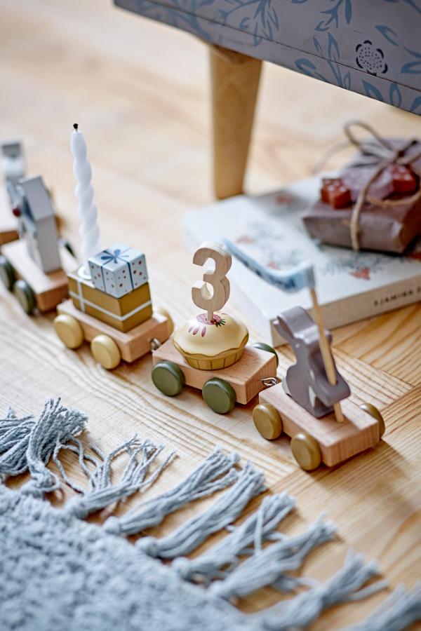 Bloomingville Mini Alfi Birthday Decoration, Multi, FSC®100%, MDF
