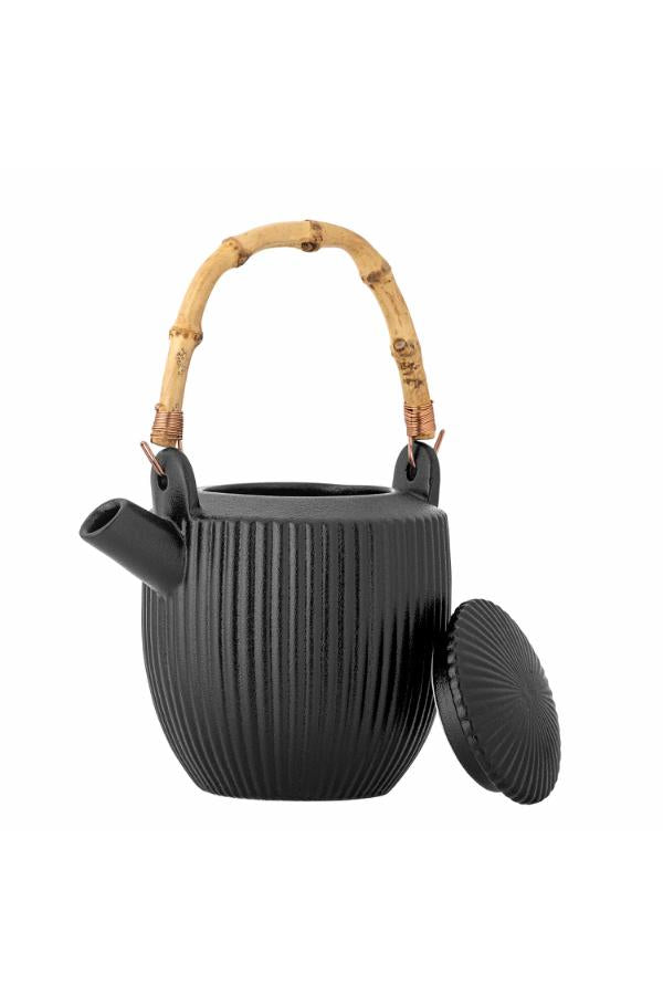 Bloomingville Neri Teapot, Black, Stoneware