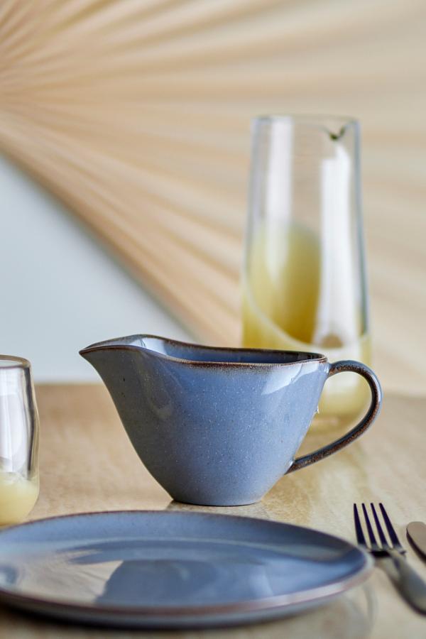 Bloomingville Sandrine Gravy Boat, Grey, Stoneware