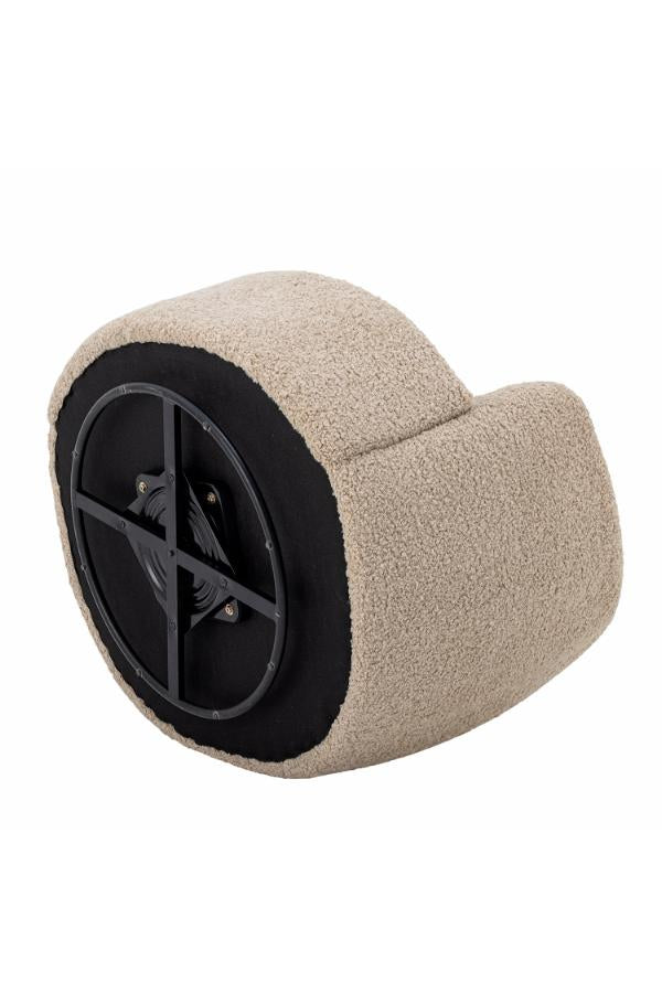 Bloomingville Bocca Lounge Chair, Nature, Polyester