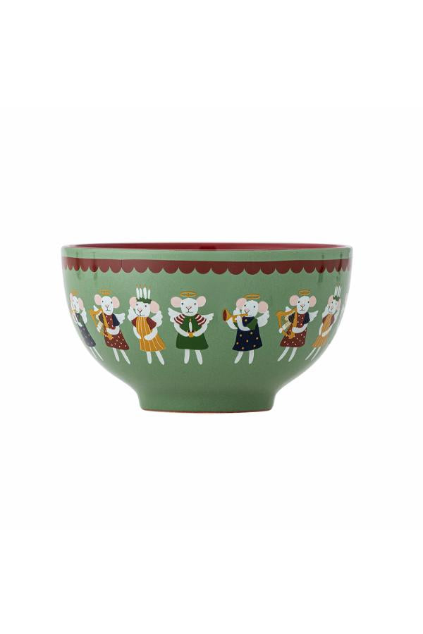 Bloomingville Peo Bowl, Green, Stoneware