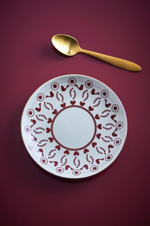 Bloomingville Jolly Plate, Multi, Stoneware