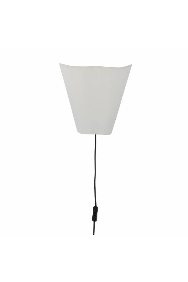 Bloomingville Janese Wall Lamp, White, Paper