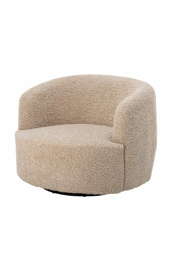 Bloomingville Bocca Lounge Chair, Nature, Polyester