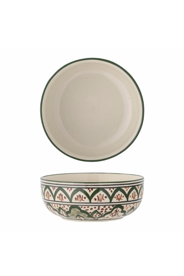 Creative Collection Karlie Bowl, Green, Stoneware
