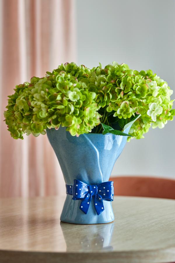 Bloomingville Belivia Vase, Blue, Stoneware