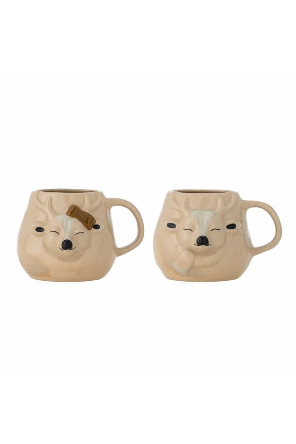 Bloomingville Rudolph Cup, Nature, Stoneware