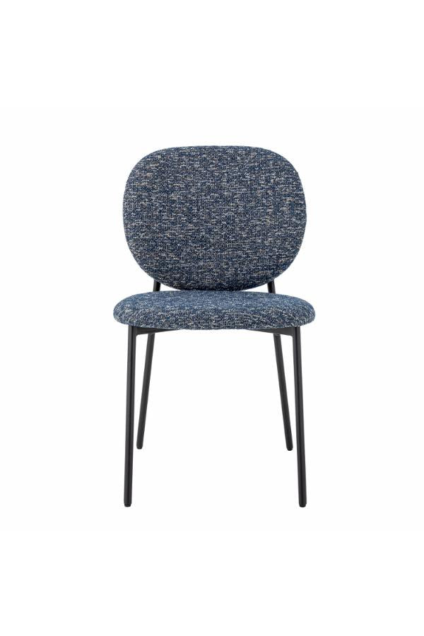 Bloomingville Percey Dining Chair, Blue, FSC®100% Plywood