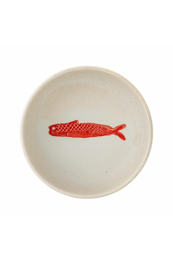 Creative Collection Hadden Bowl, Red, Stoneware