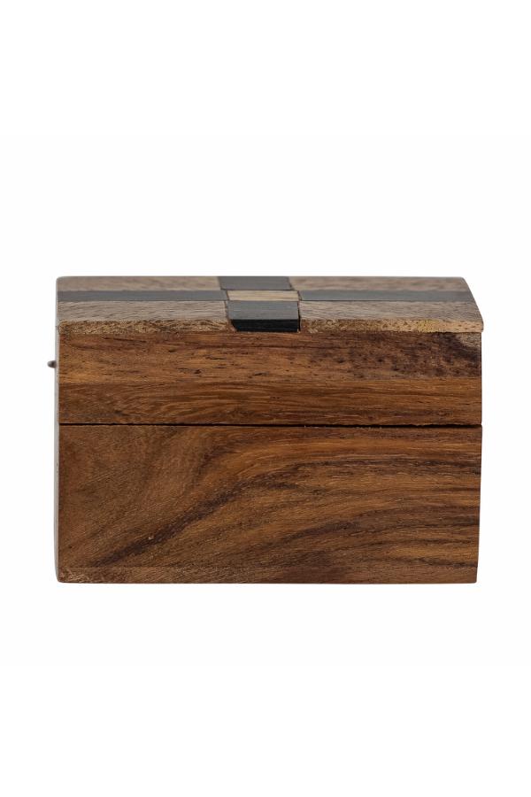 Bloomingville Cemile Box w/Lid, Brown, Mango