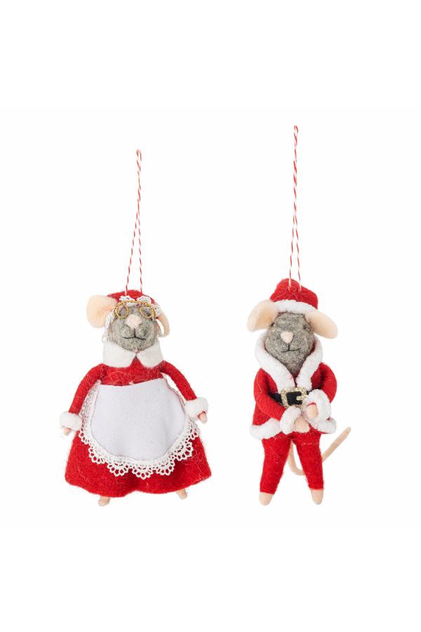 Bloomingville Peo Ornament, Red, Wool