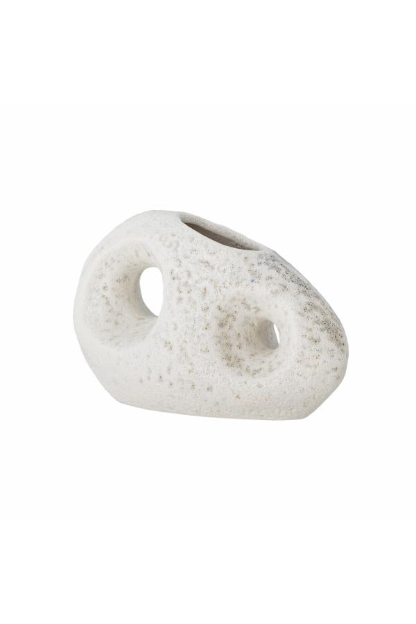 Bloomingville Caia Vase, White, Stoneware