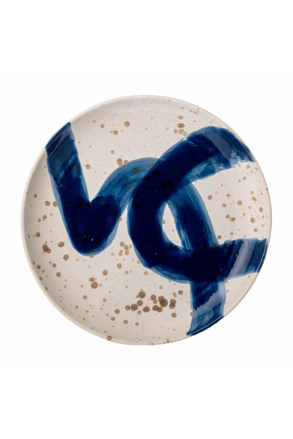 Bloomingville Ozcar Wall Decor, Blue, Stoneware