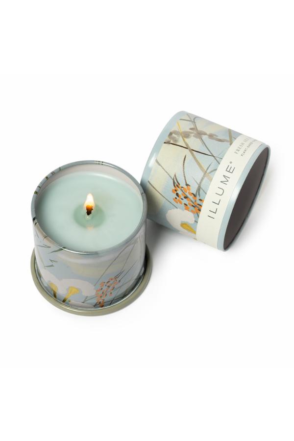 Illume Fresh Sea Salt Demi Vanity Tin Candle, Green,