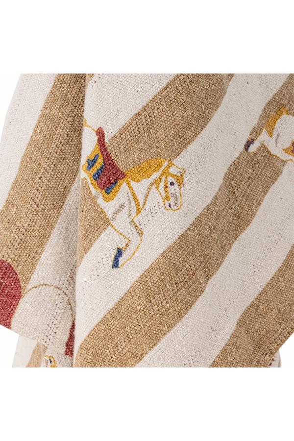Bloomingville Merry-go-round Throw, Multi, Recycled Cotton