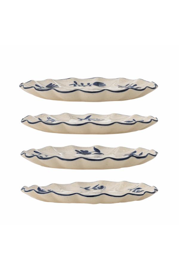 Creative Collection Eimy Plate, Blue, Stoneware