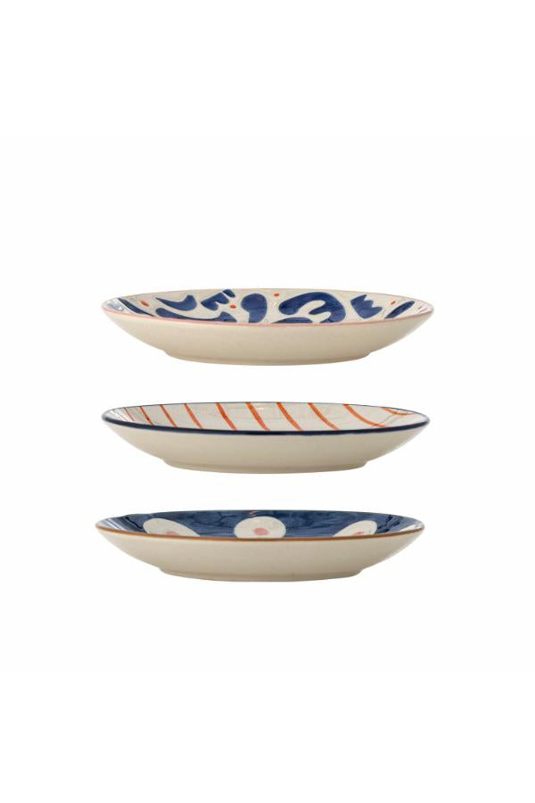 Bloomingville Eviaya Plate, Multi, Stoneware