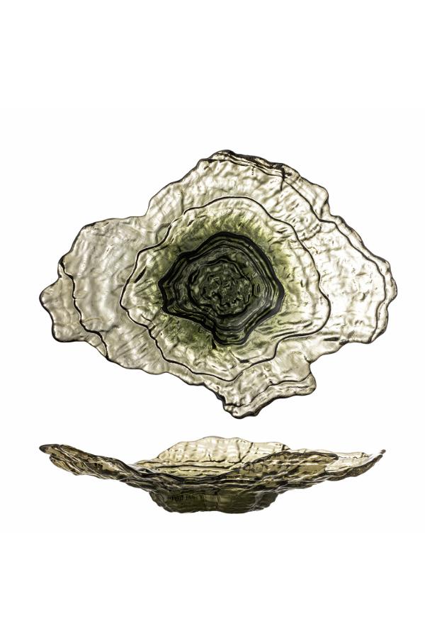 Bloomingville Aiku Bowl, Green, Glass