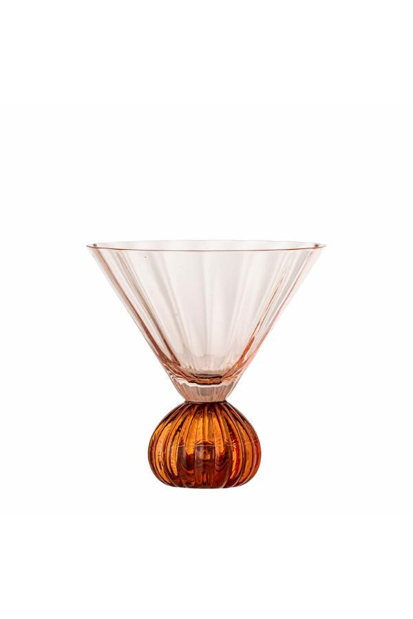 Bloomingville Taurin Cocktail Glass, Rose, Glass