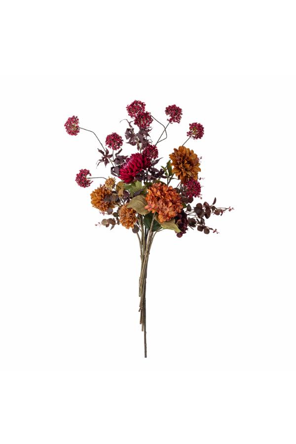 Bloomingville Waverly Bouquet, Orange, Artificial Flowers