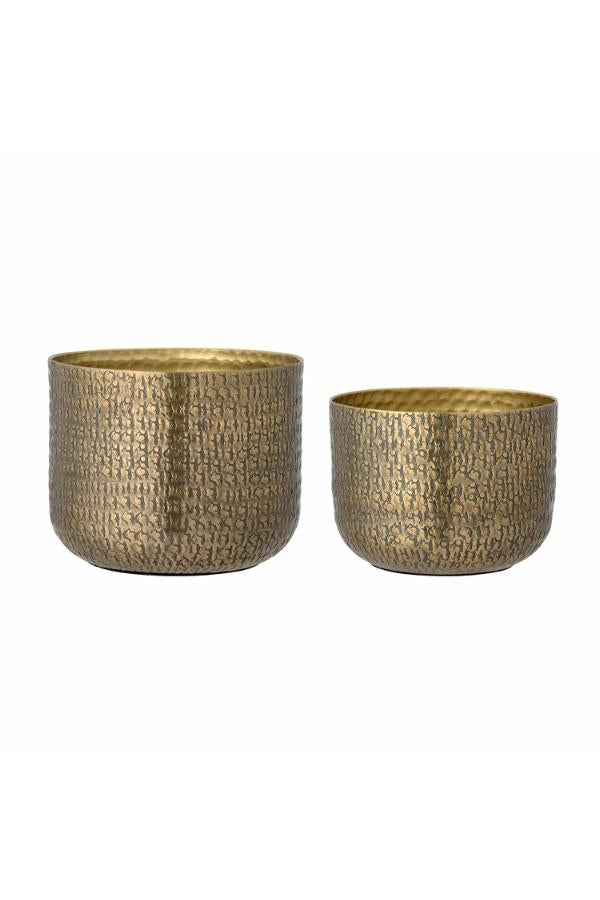 Creative Collection Constance Flowerpot, Brass, Aluminum