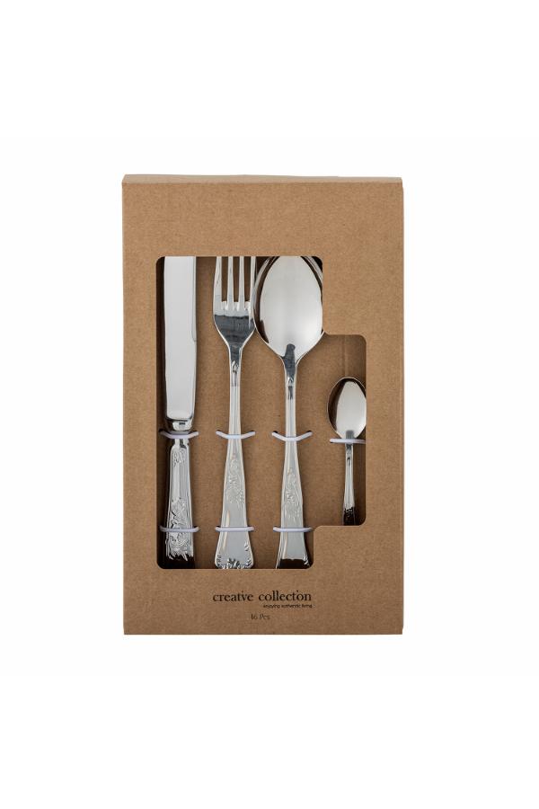 Creative Collection Tilly Cutlery, Silver, Stainless Steel