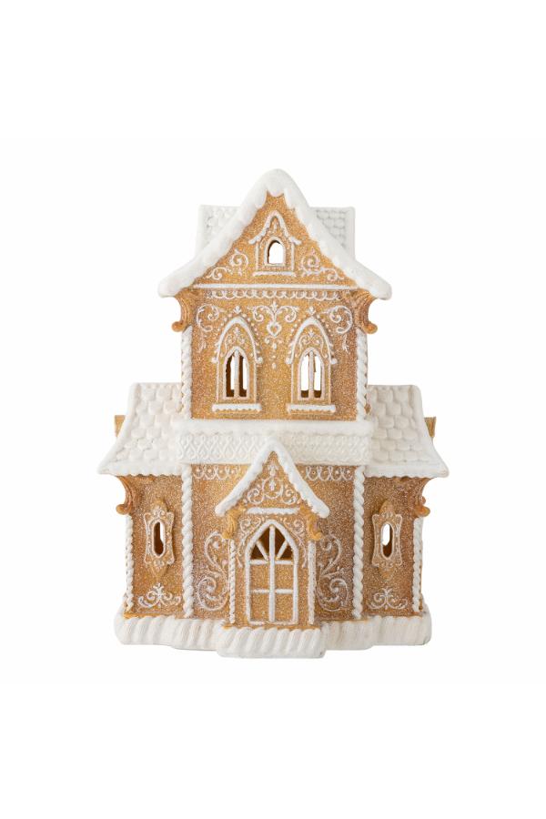 Bloomingville Kevin Deco w/Light, Brown, Polyresin