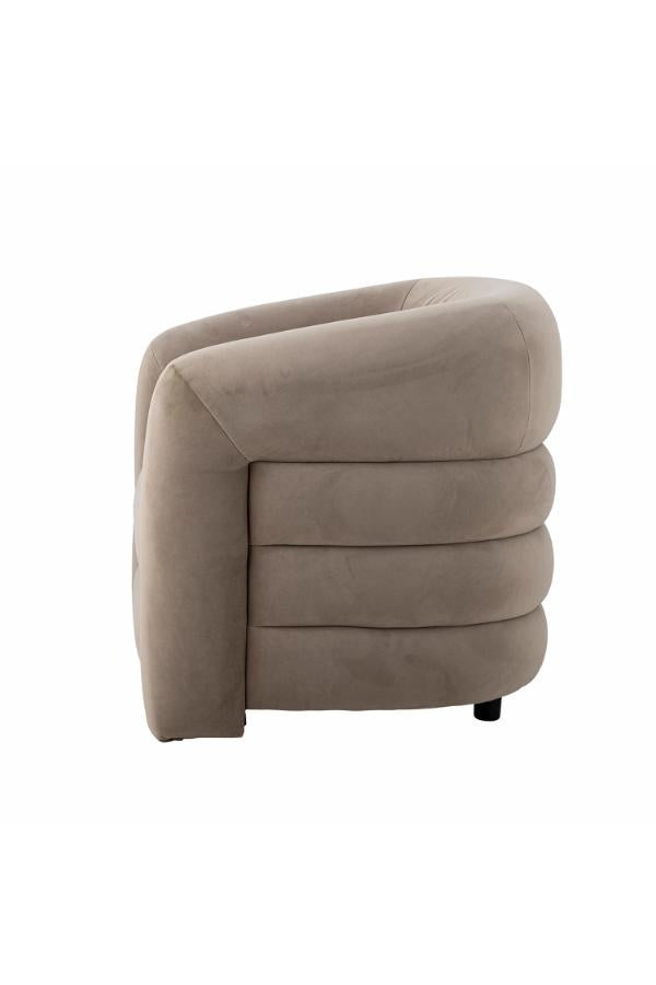 Bloomingville Joel Lounge Chair, Grey, Polyester