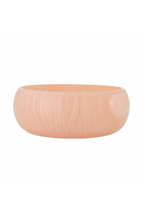 Bloomingville Lalie Bowl, Rose, Glass