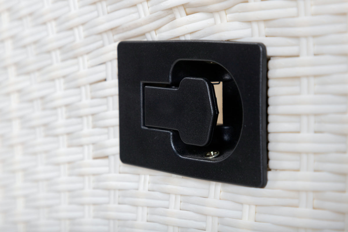 Venture Design Levels & Padova Rektangulära Matbord 160 x 100 Vit + Reclinerstolar 2-pack Vit