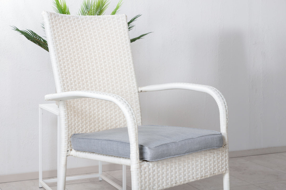 Venture Design Levels & Anna Matbord 160x100x75 + Matstolar Vit