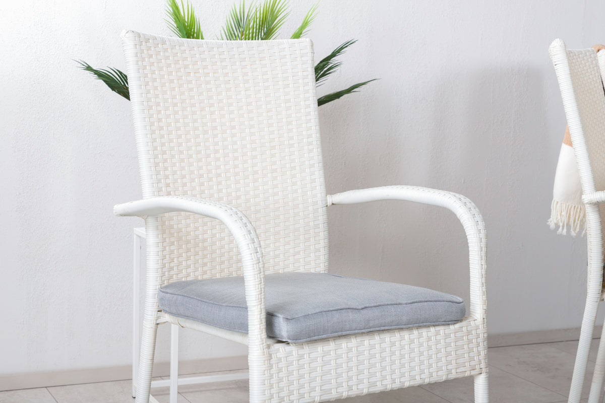Venture Design Levels & Anna Matbord 160x100x75 + Matstolar Vit