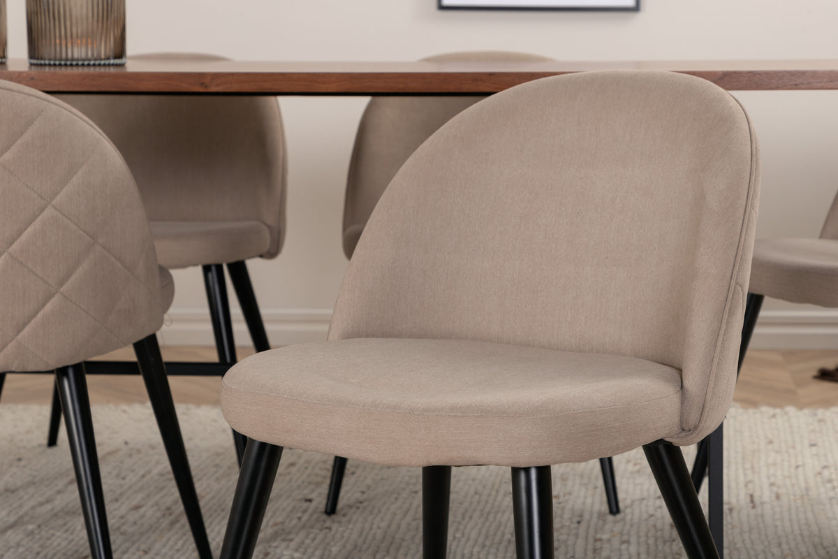 Venture Design Uno, Velvet Rektangulära Matgrupper