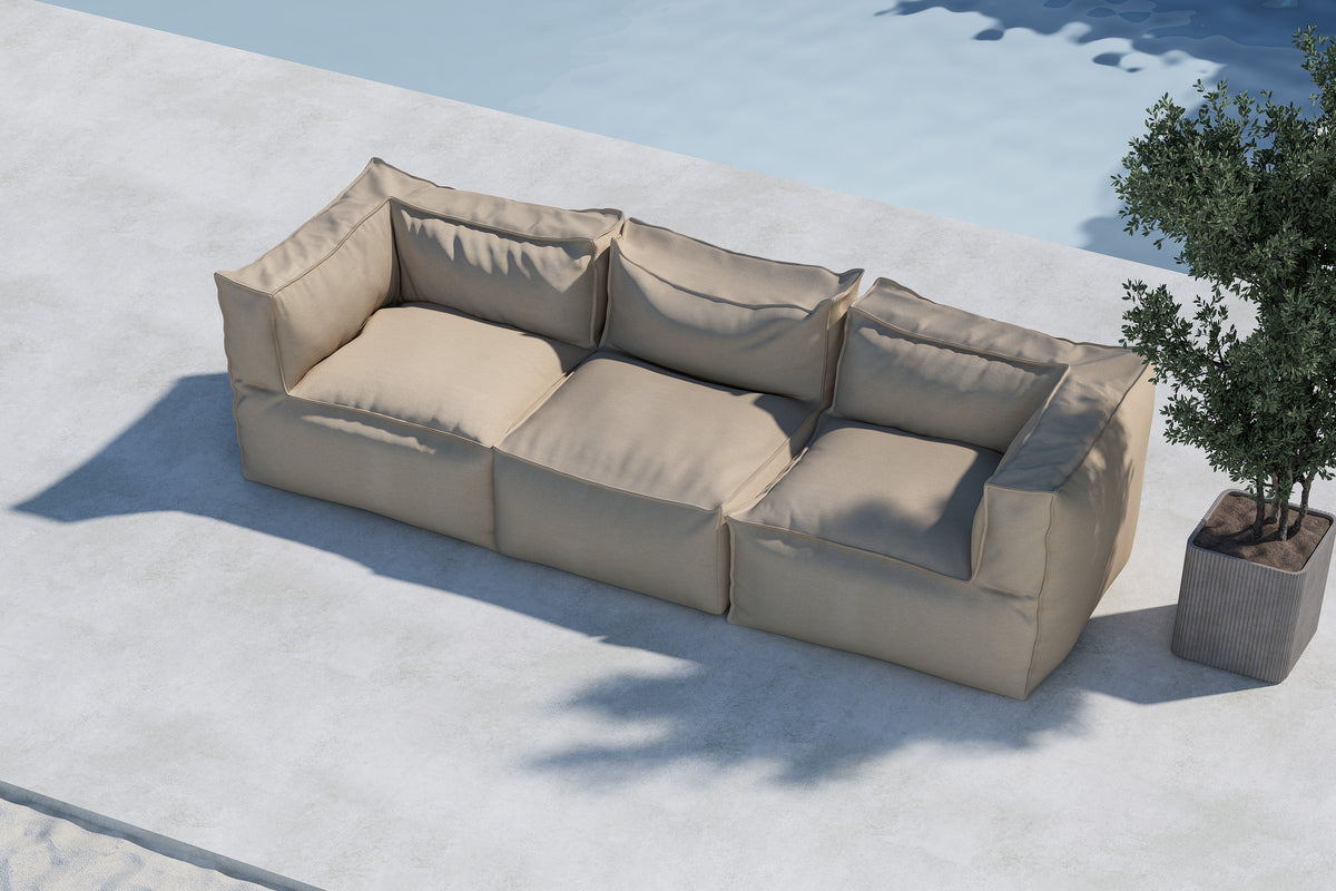 Venture Design Rambo Loungefåtöljer Beige + Loungefåtöljer Beige
