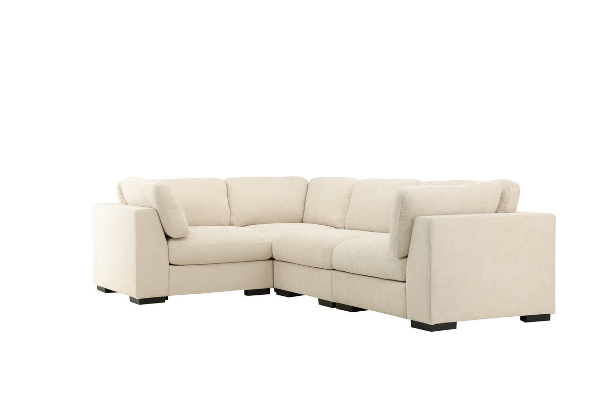 Venture Design Salerno Hörnsoffor Beige + Hörnsoffor Beige + Hörnsoffor Beige + Hörnsoffor Beige