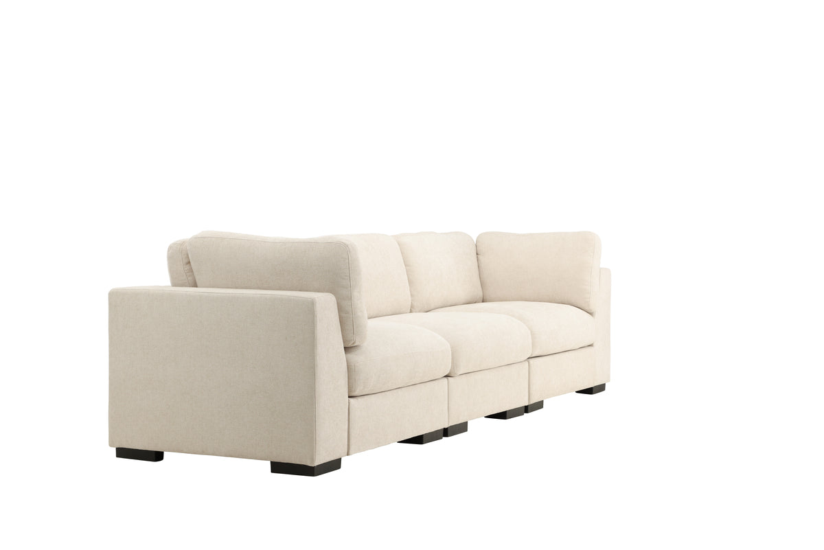 Venture Design Salerno Hörnsoffor Beige + Hörnsoffor Beige + Hörnsoffor Beige