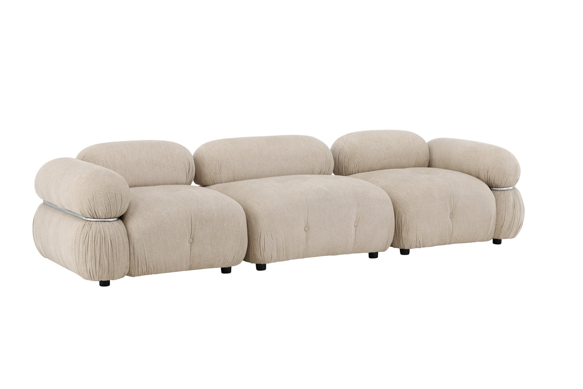 Venture Design Mika Soffmoduler Beige + Soffmoduler Beige + Soffmoduler Beige