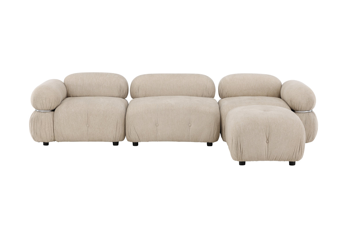 Venture Design Mika Soffmoduler Beige + Soffmoduler Beige + Soffmoduler Beige + Soffmoduler Beige