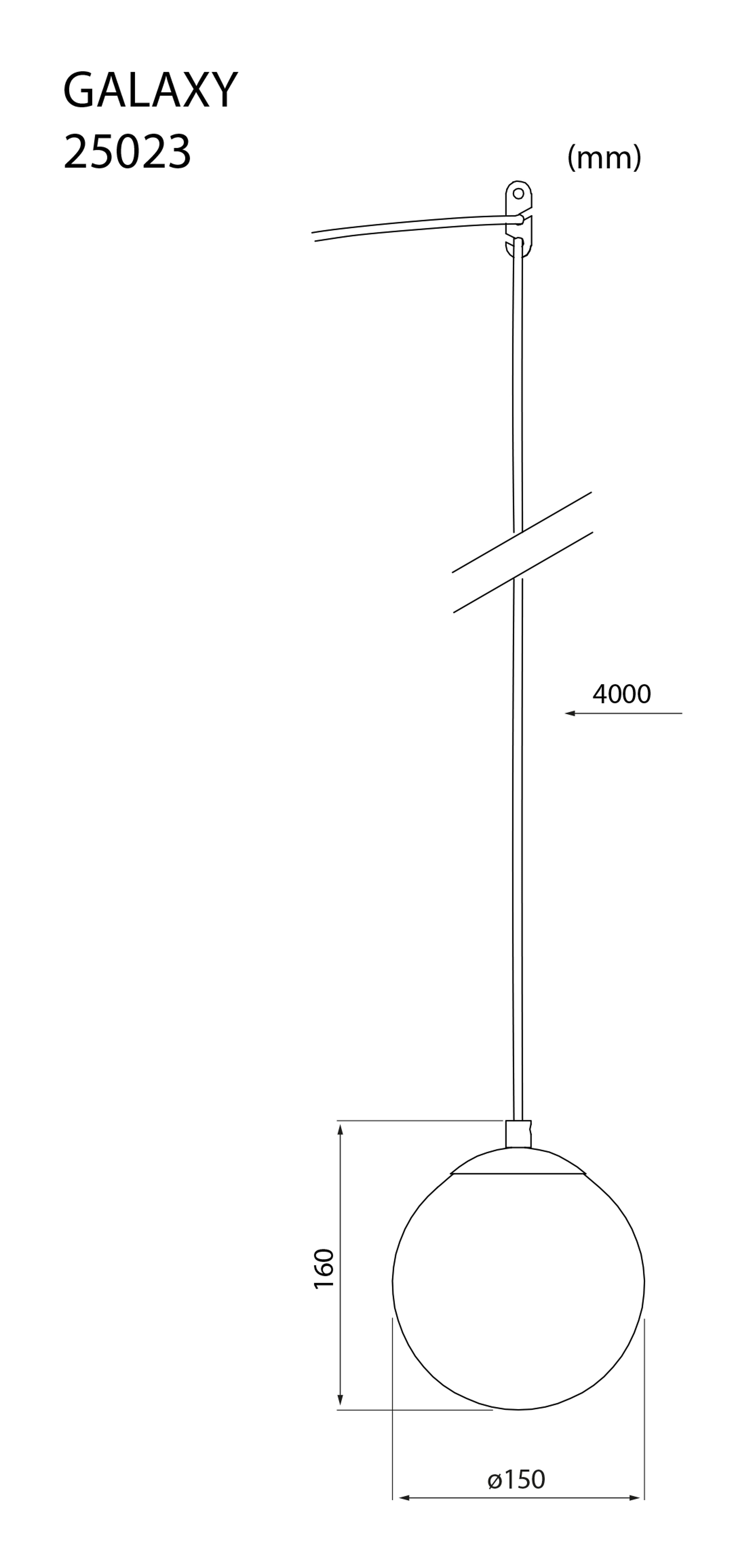 Aneta Home GALAXY fönsterlampa