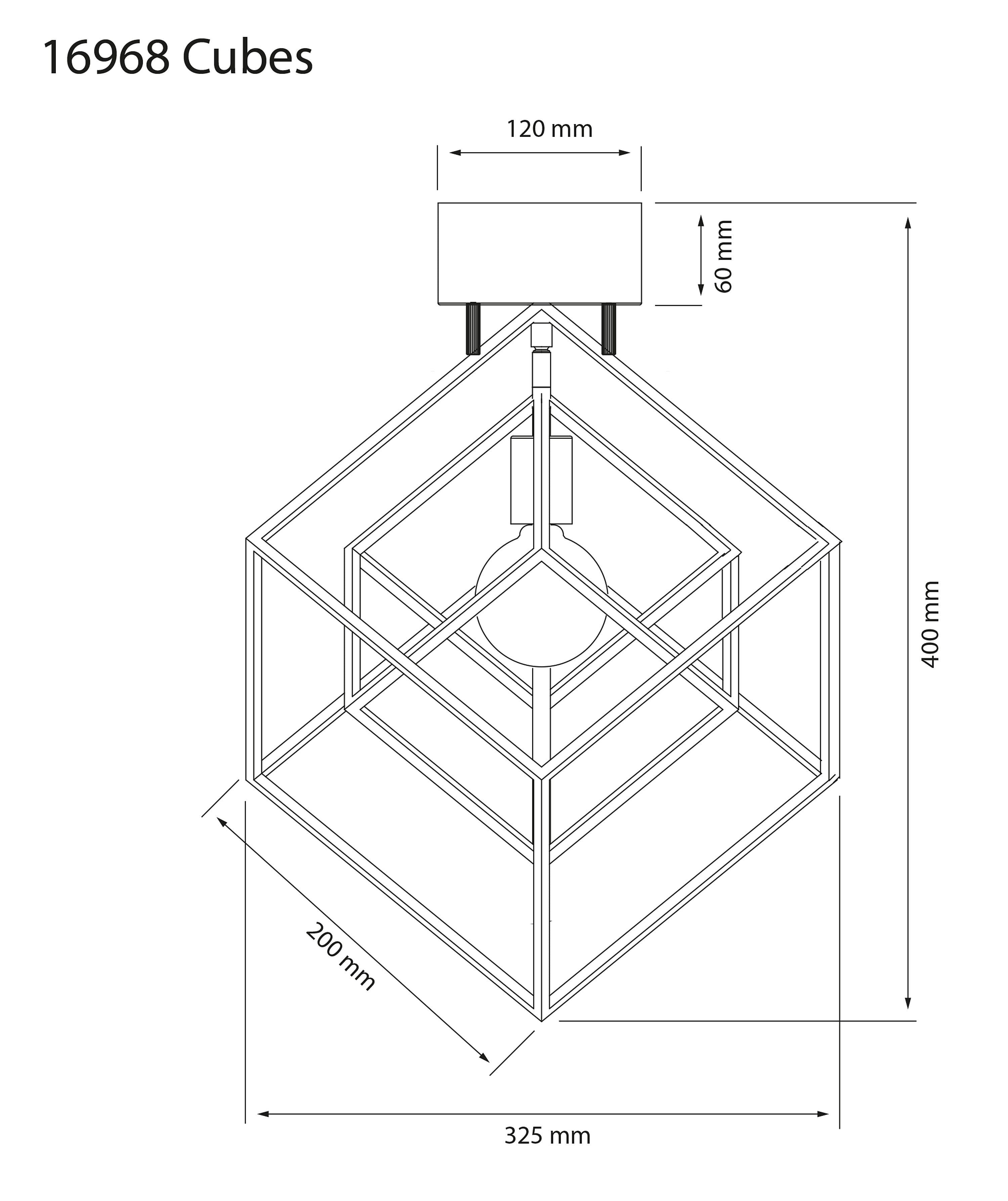 Aneta Home CUBES plafond