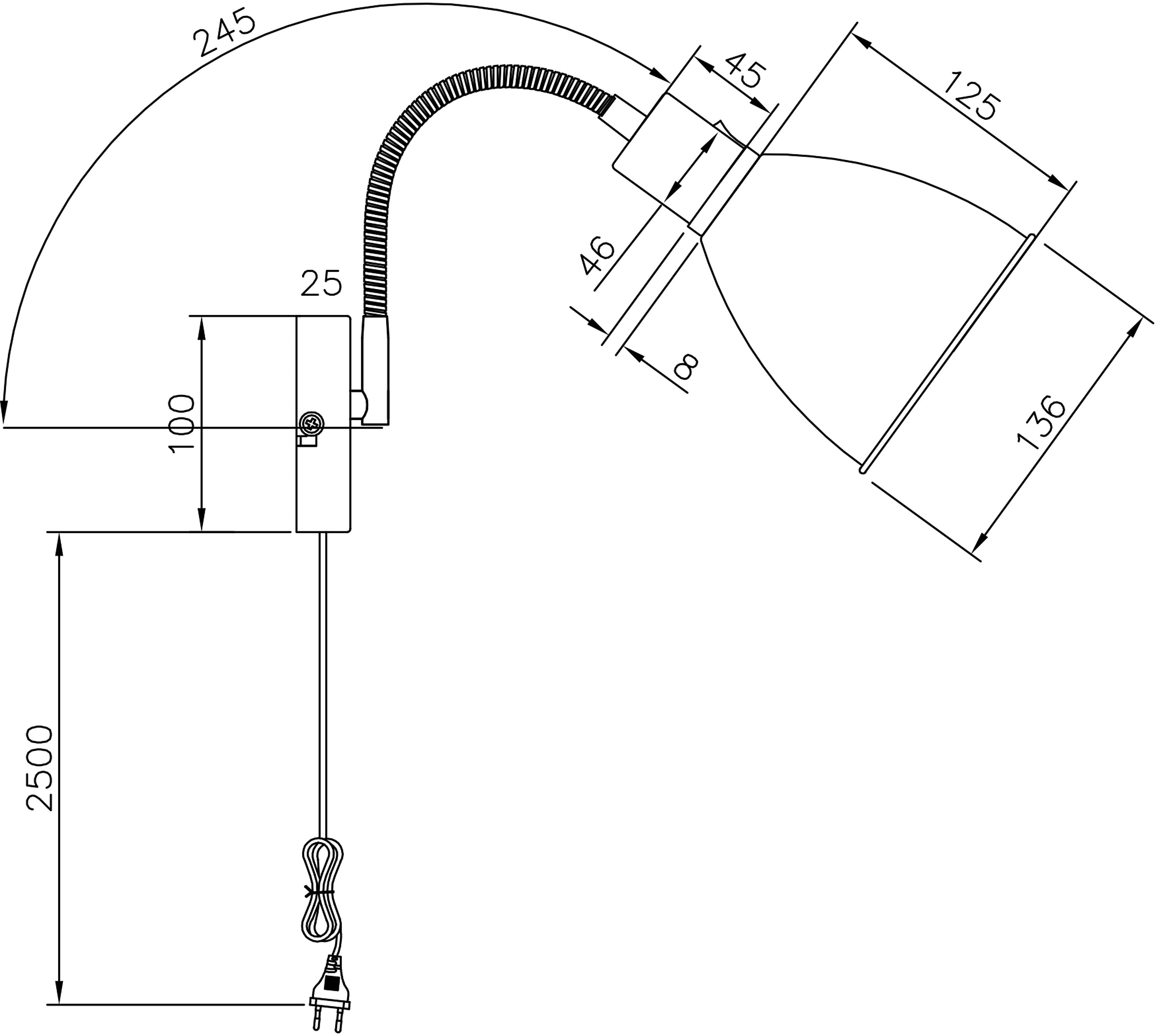 Aneta Home IDRE vägglampa