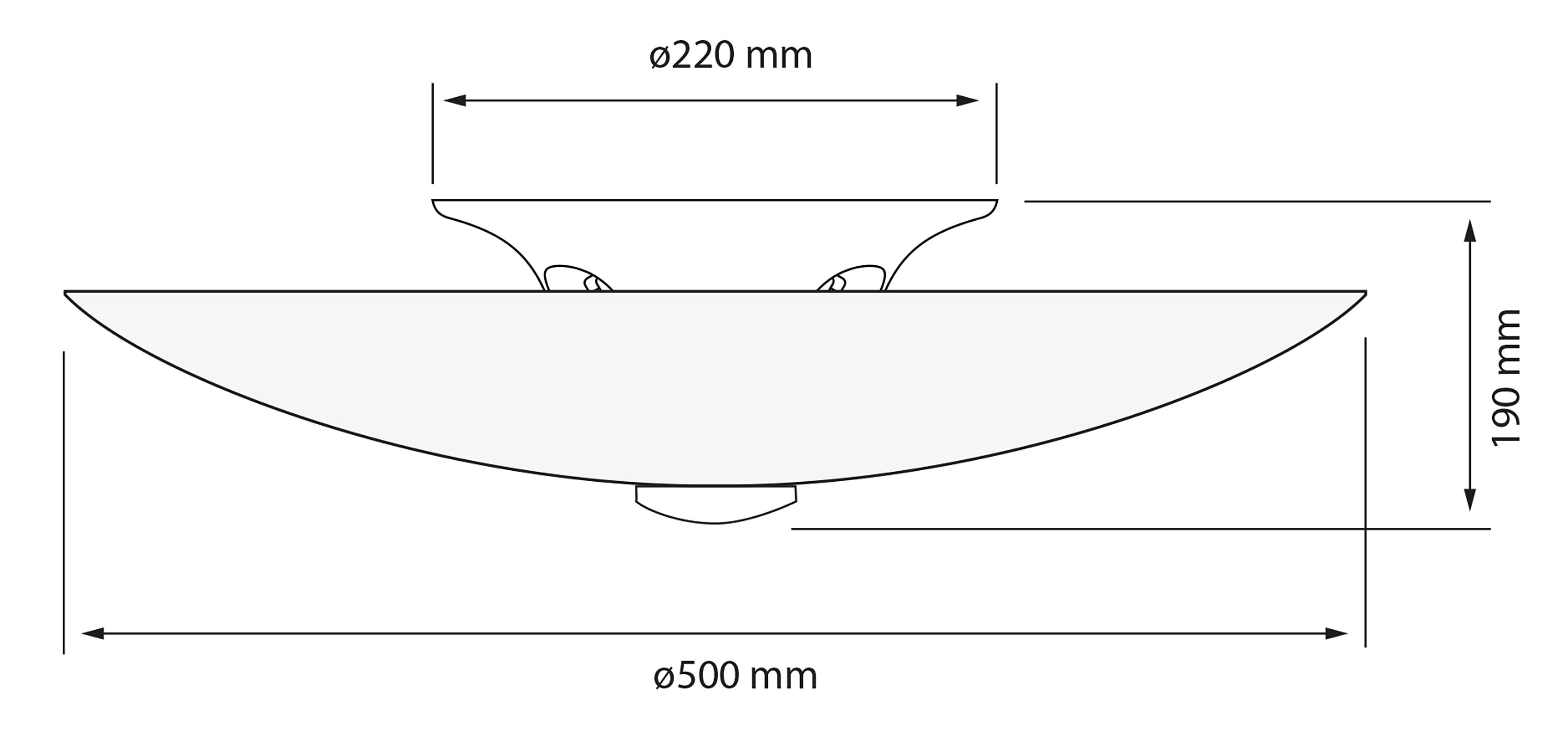 Aneta Home CYKLON plafond Ø50