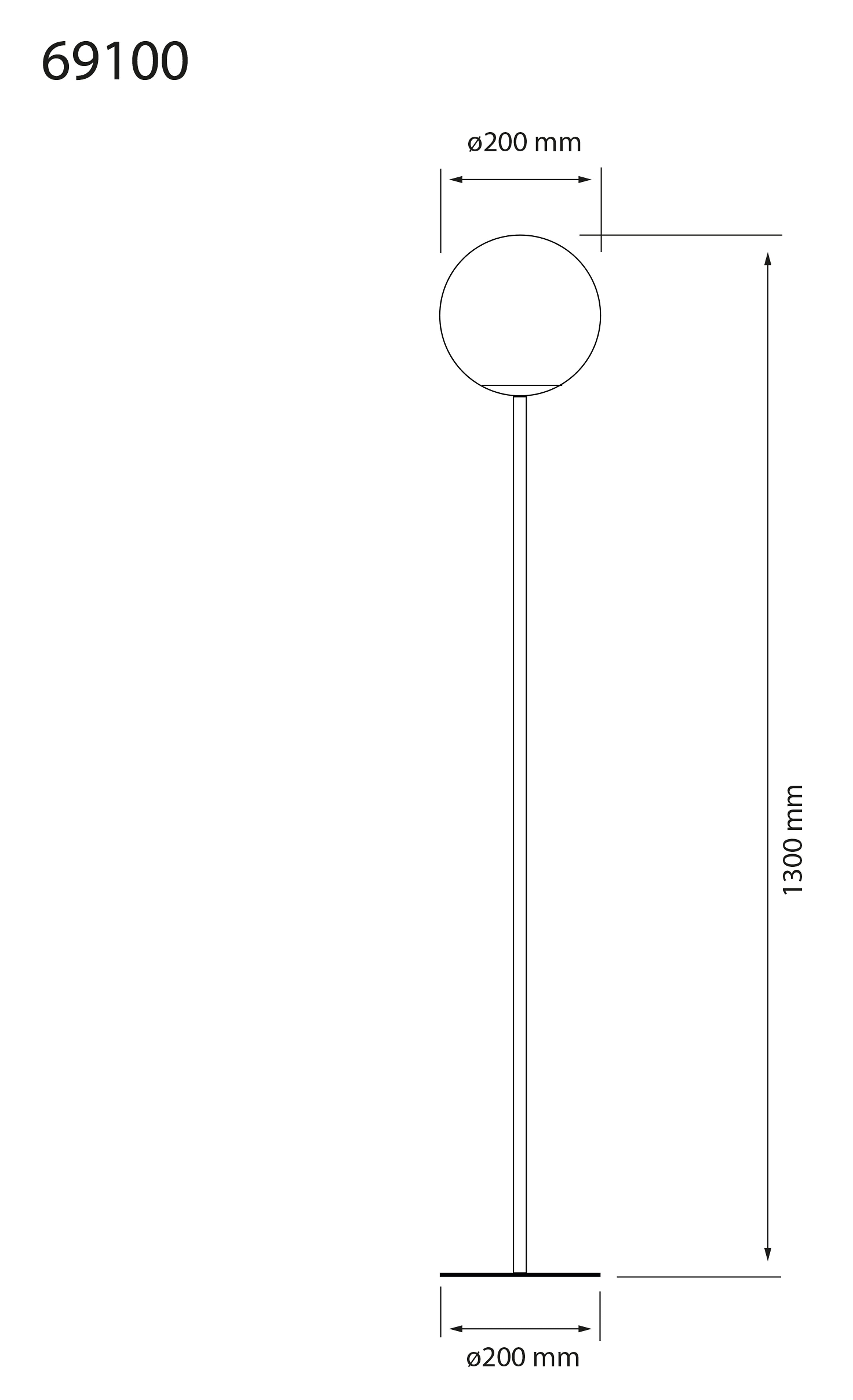 Aneta Home MOLEKYL golvlampa