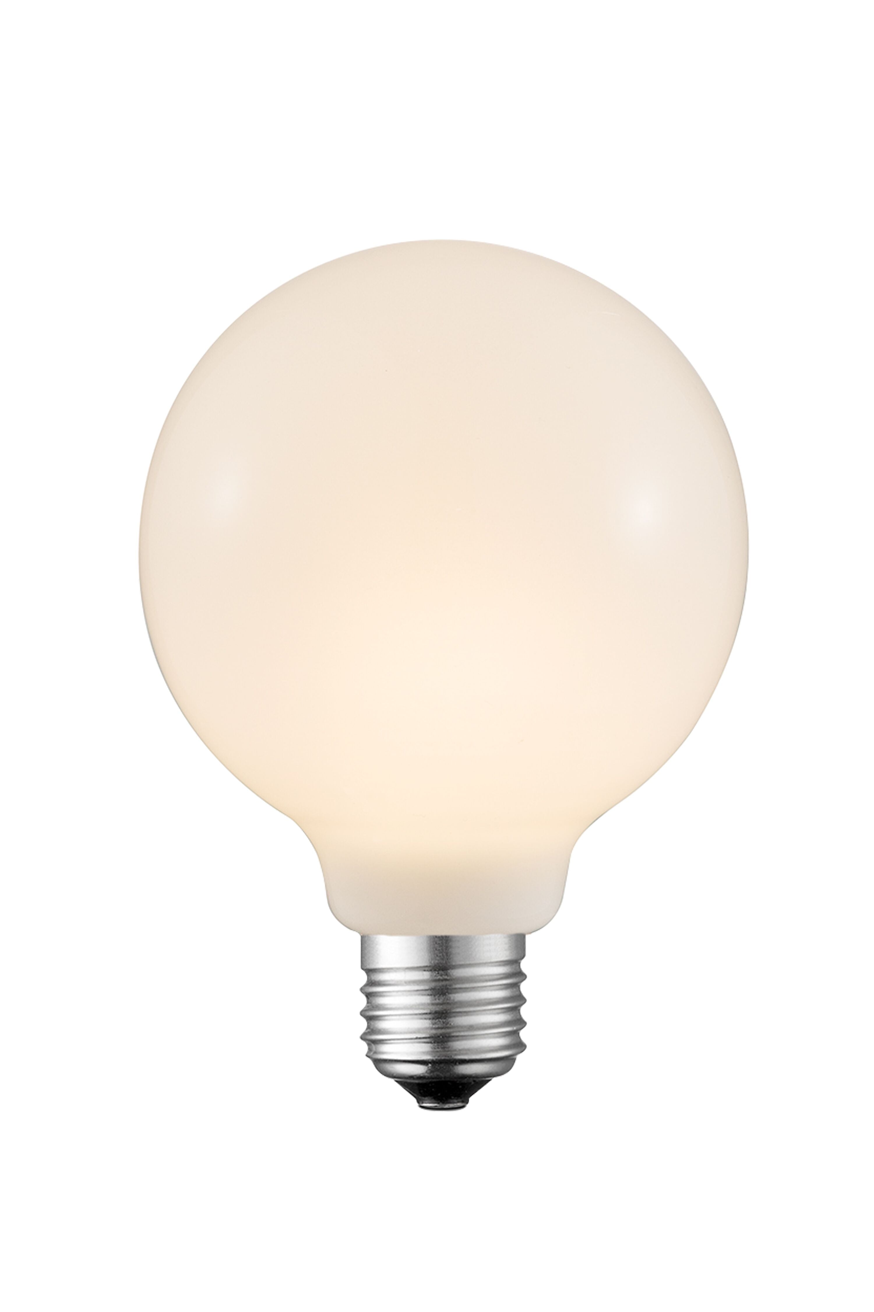 Aneta Home Glob G95 E27 6W LED filament dimbar 2700K, vit