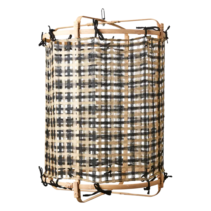 Affari of Sweden SHADE SIV Tyg till lampstomme L, Beige/svart