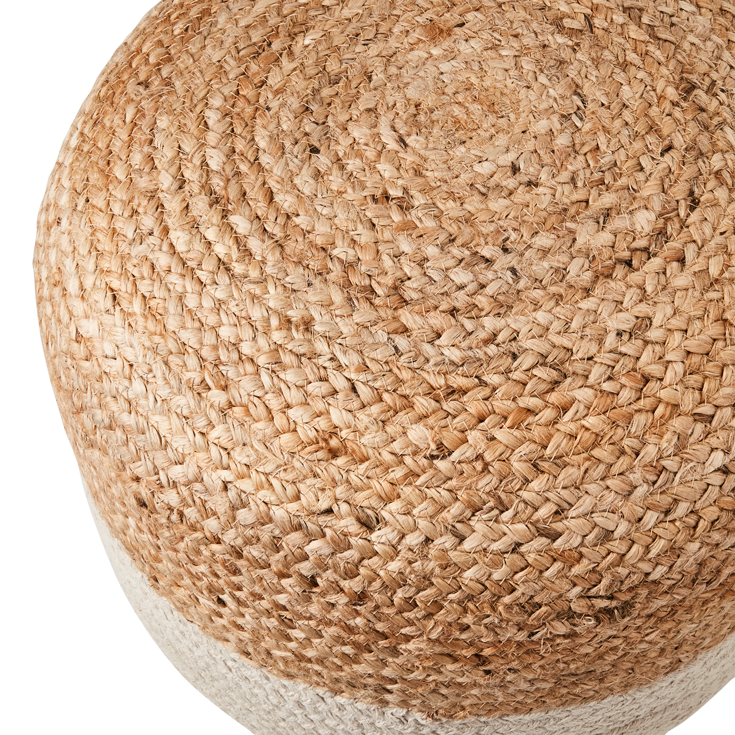 Affari of Sweden JUNI Sittpuff, Natur/elfenben