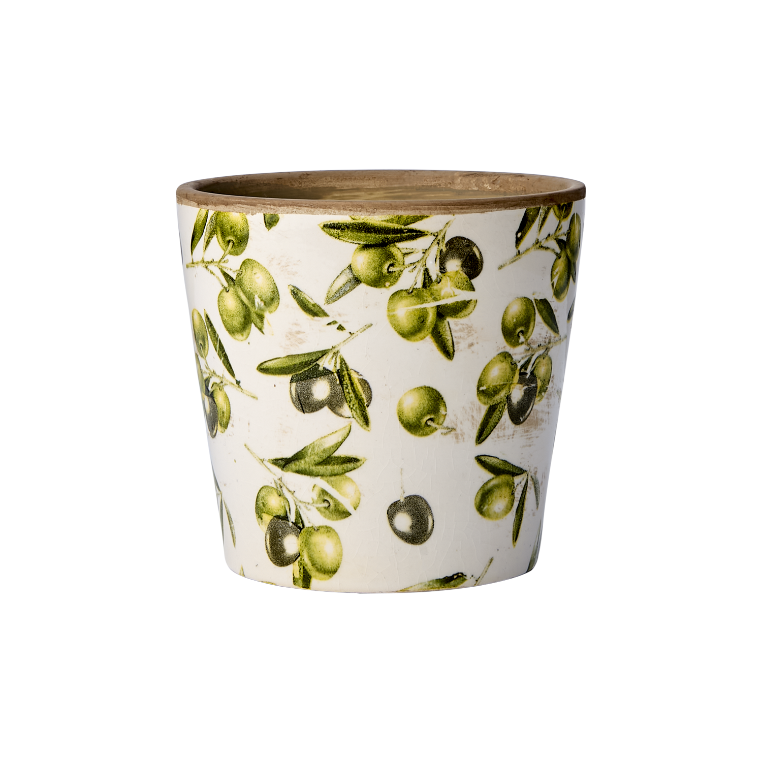 Affari of Sweden OLIVE Kruka, Vit/grön