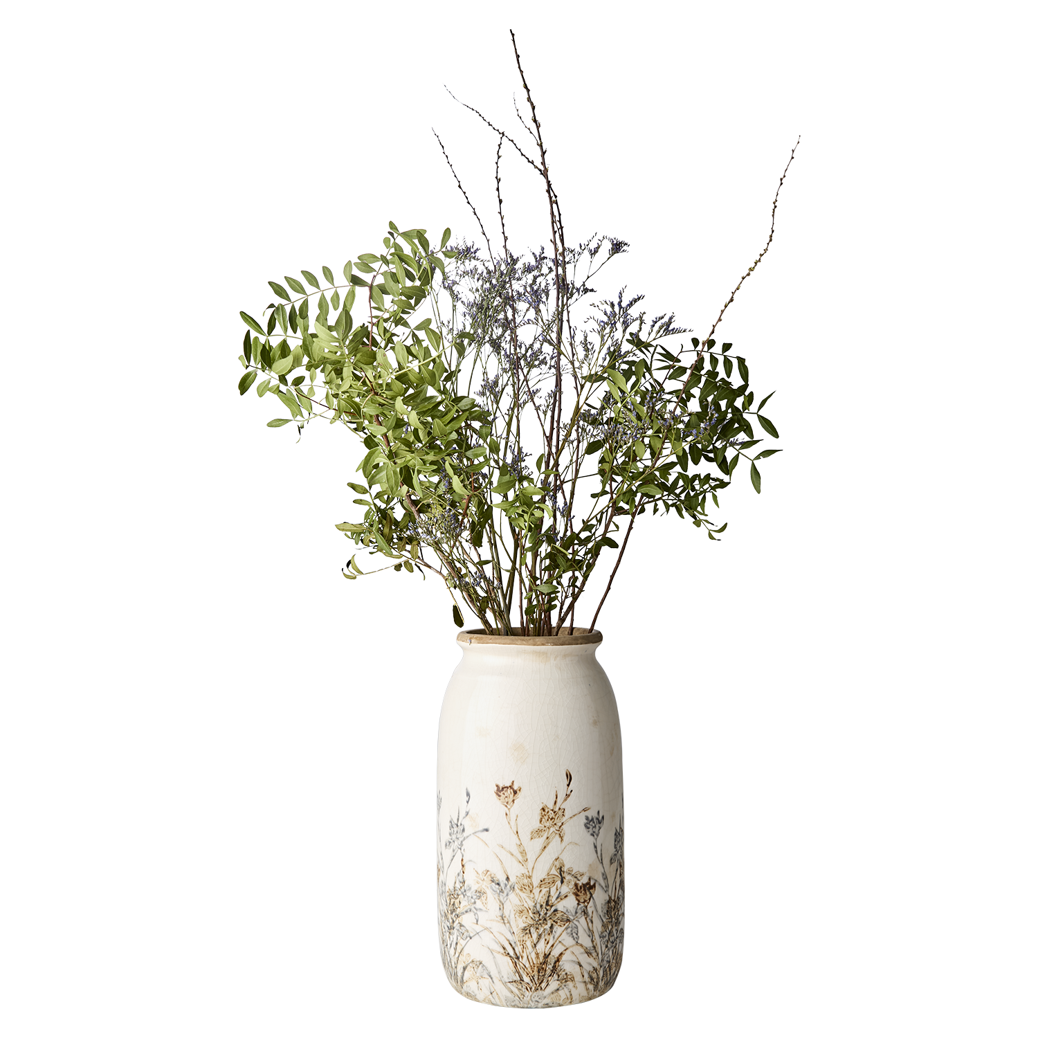 Affari of Sweden TUVA Vas, Vit/lila/beige